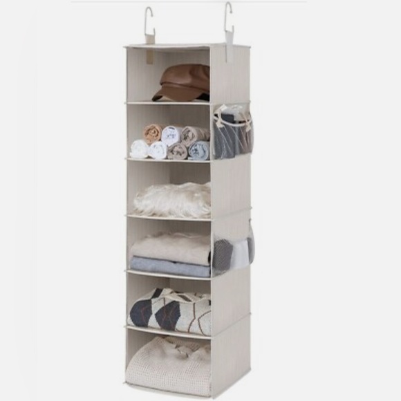Hanging Closet Organizer in White - Picture 1 of 2
